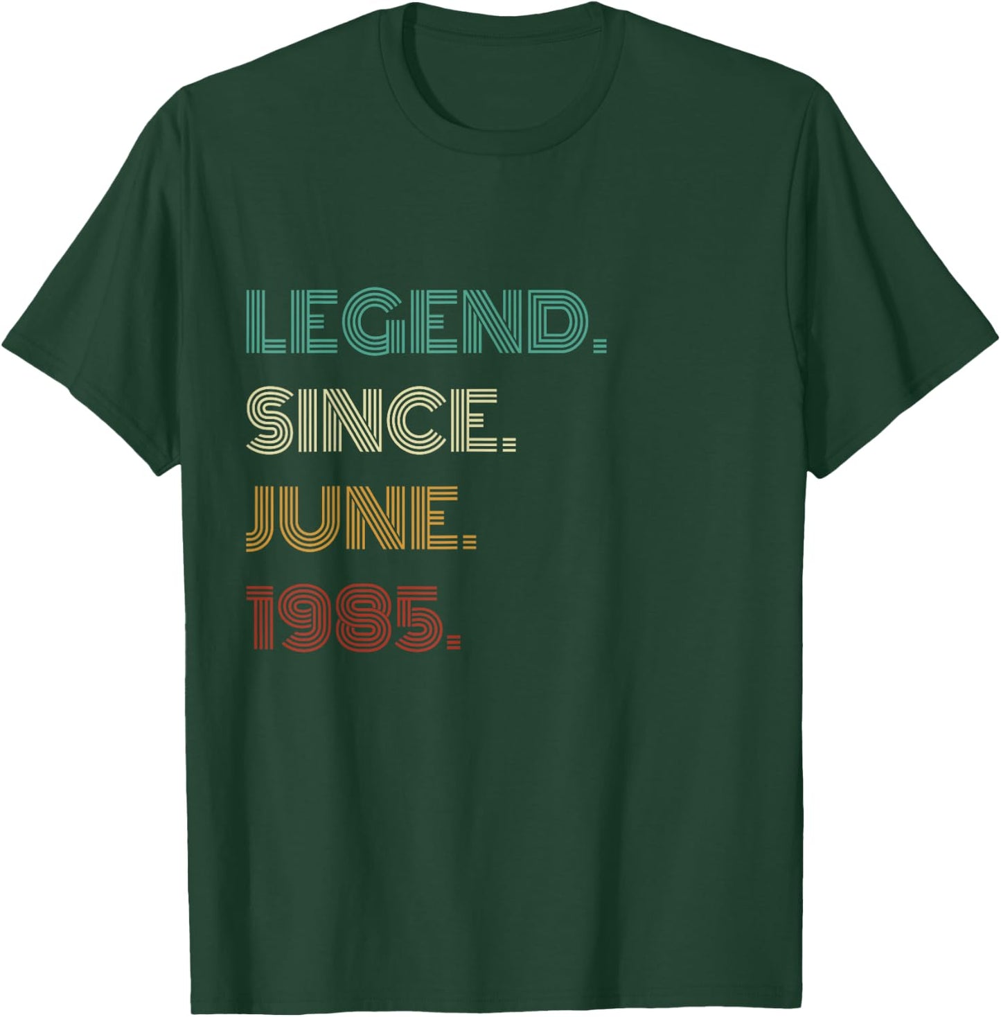 40 Years Old Legend Since June 1985 40th Birthday T-Shirt - T-Shirt | Forest