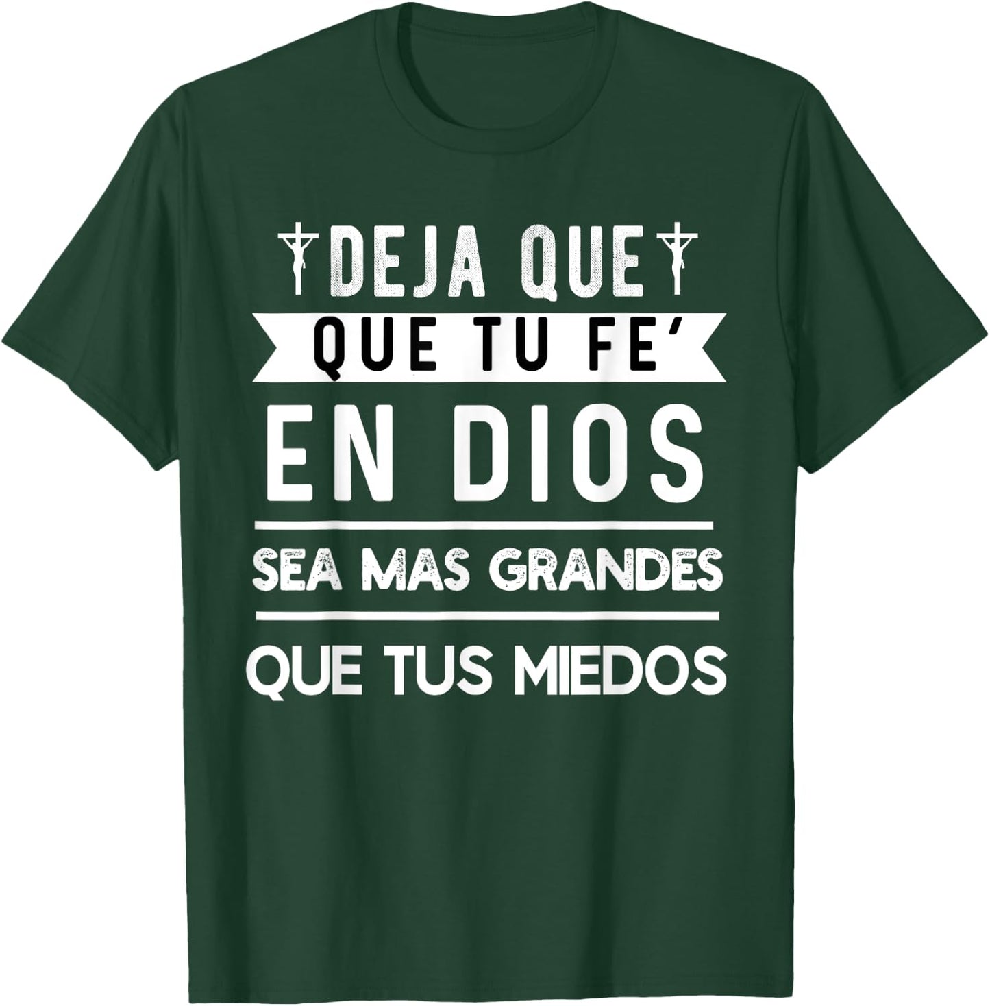 Camiseta Cristiana Para Mujer y Hombre En Espanol Cristiano T-Shirt - T-Shirt | Forest