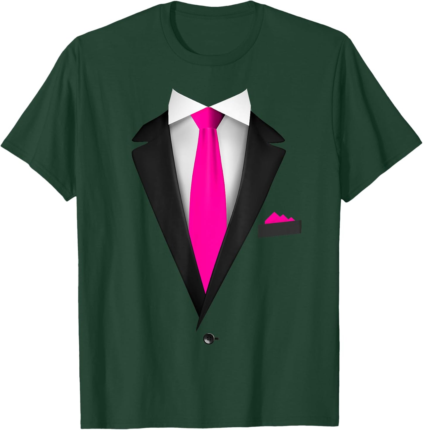 Tuxedo with Tie For Funny Wedding And Special Occasions T-Shirt - T-Shirt | Forest