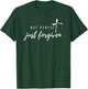 Not Perfect Just Forgiven Christian Bible Verse Jesus Love T-Shirt - T-Shirt | Forest