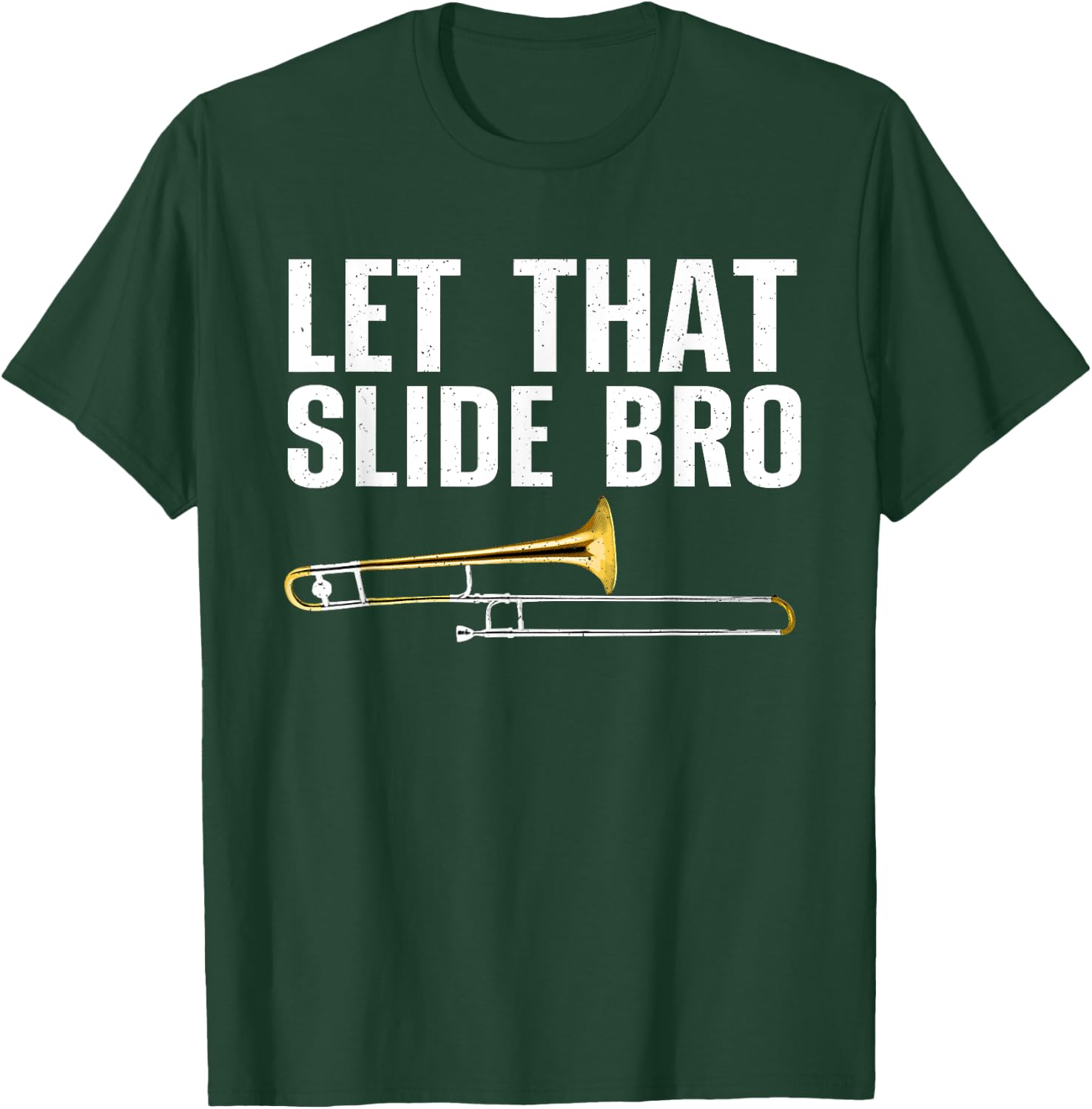 Funny Trombone Art Women Trombone Lover Trombonists T-Shirt - T-Shirt | Forest