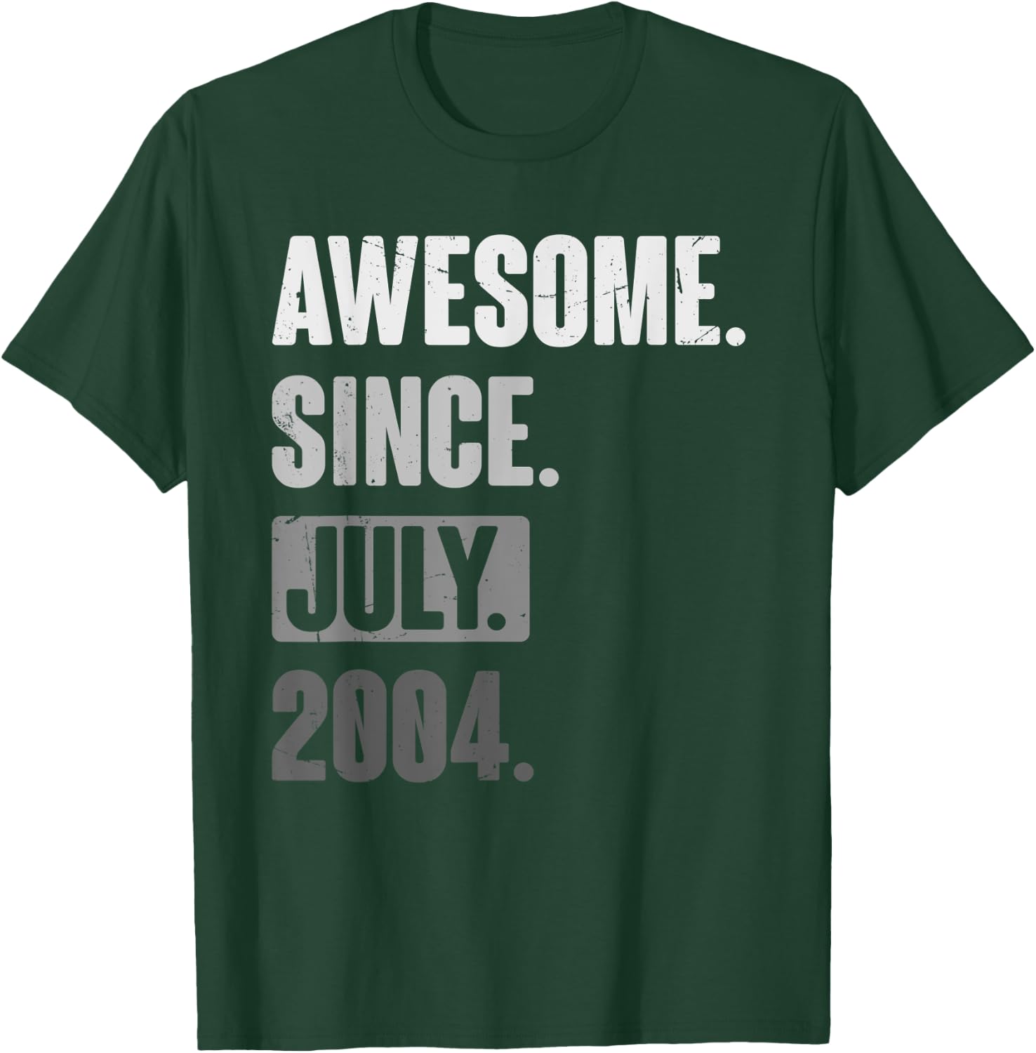 Awesome Since July 2004 - Funny Birthday 19th Decoration T-Shirt - T-Shirt | Forest