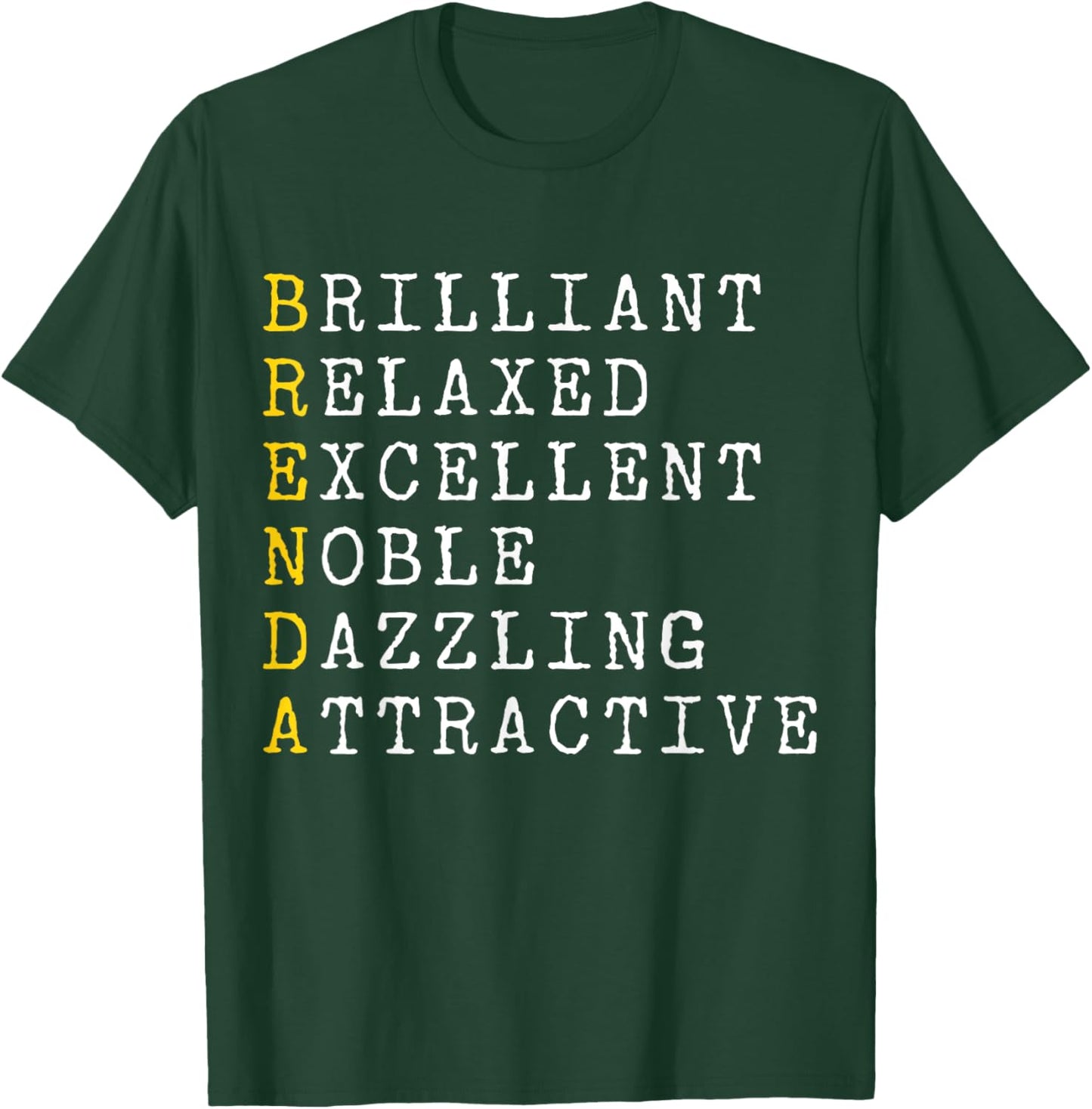 Brenda Personalized, Brenda Name, Girl Woman Brenda T-Shirt - T-Shirt | Forest