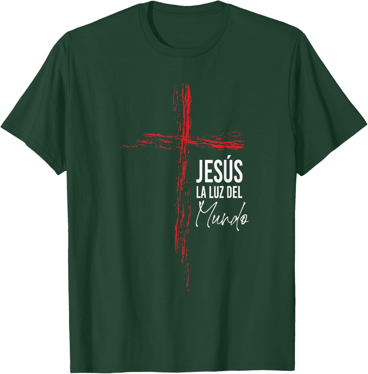 Regalos Cristianos Hombres Jesús Frases Christian Spanish T-Shirt - T-Shirt | Forest