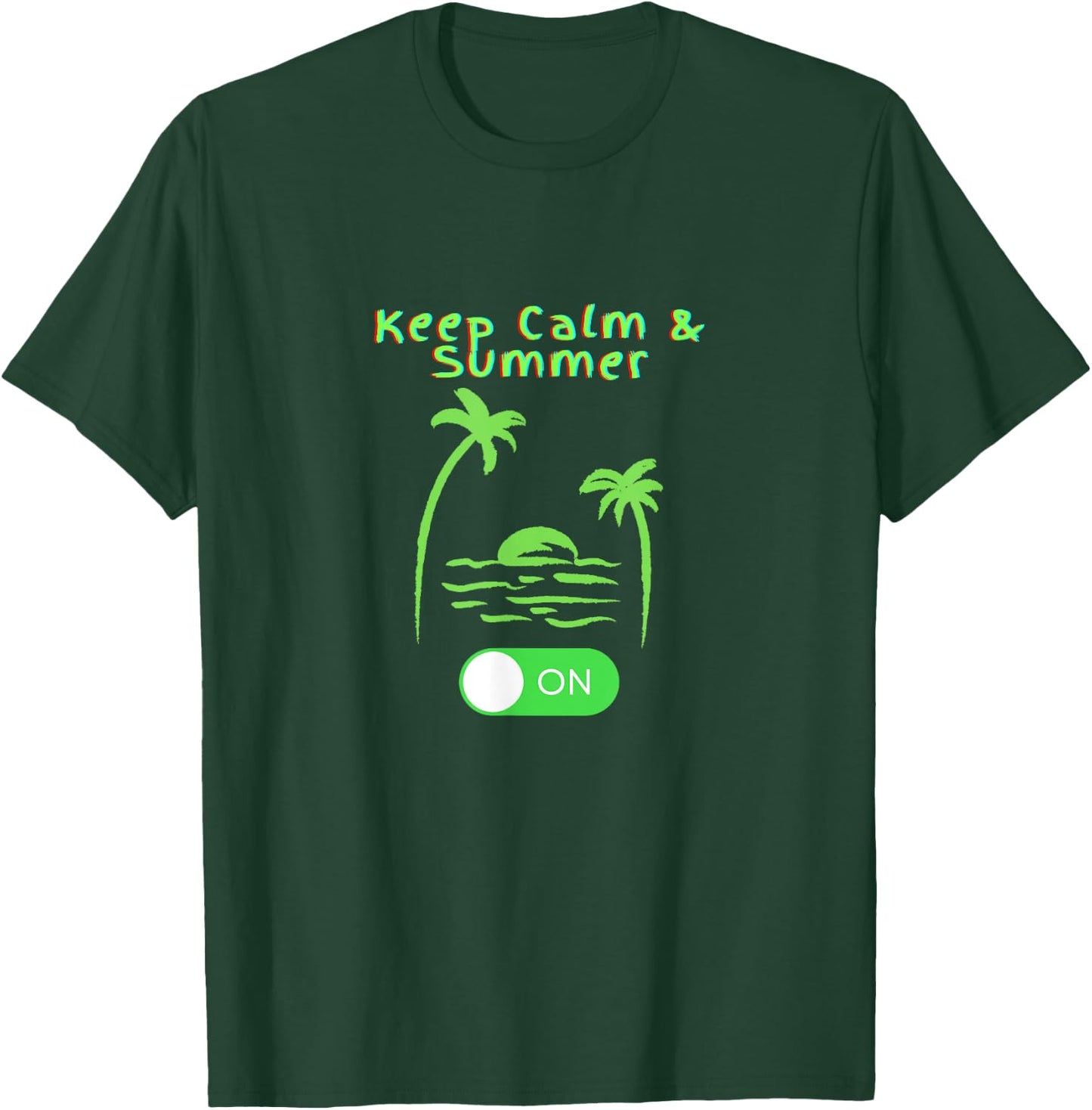 Keep Calm Summer on Women Kids T-Shirt - T-Shirt | Forest