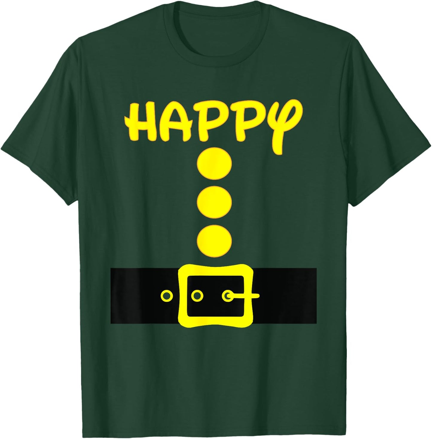 Dwarf Easy Halloween Men Women Kids Costume Matching Group T-Shirt - T-Shirt | Forest