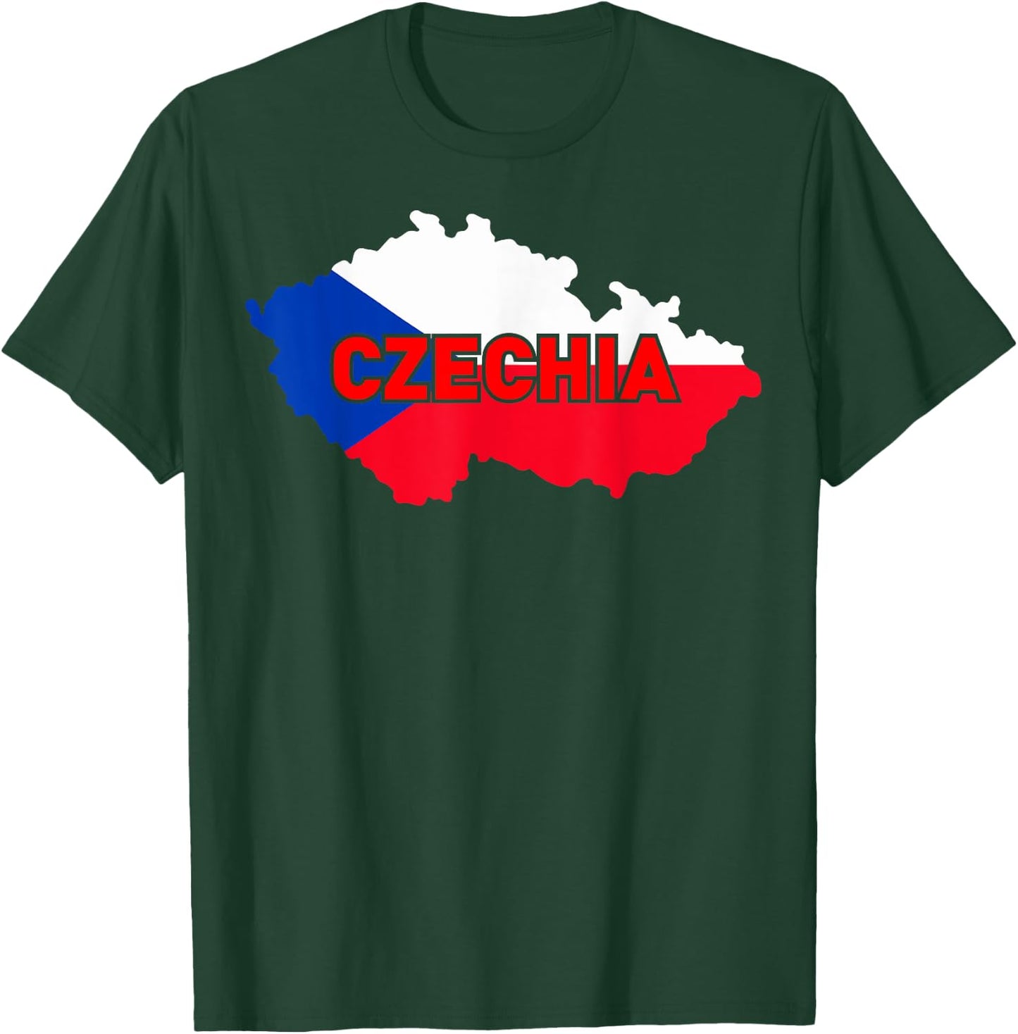 Proud Family and Patriotic Flag of Country Czechia Women Kids Men T-Shirt - T-Shirt | Forest