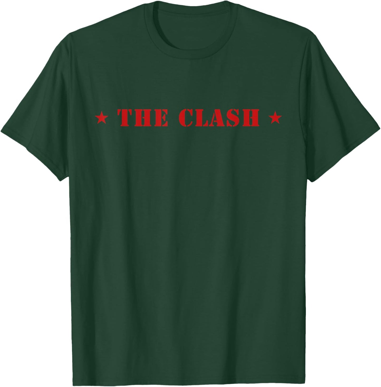 The Clash - Logo with Stars T-Shirt - T-Shirt | Forest