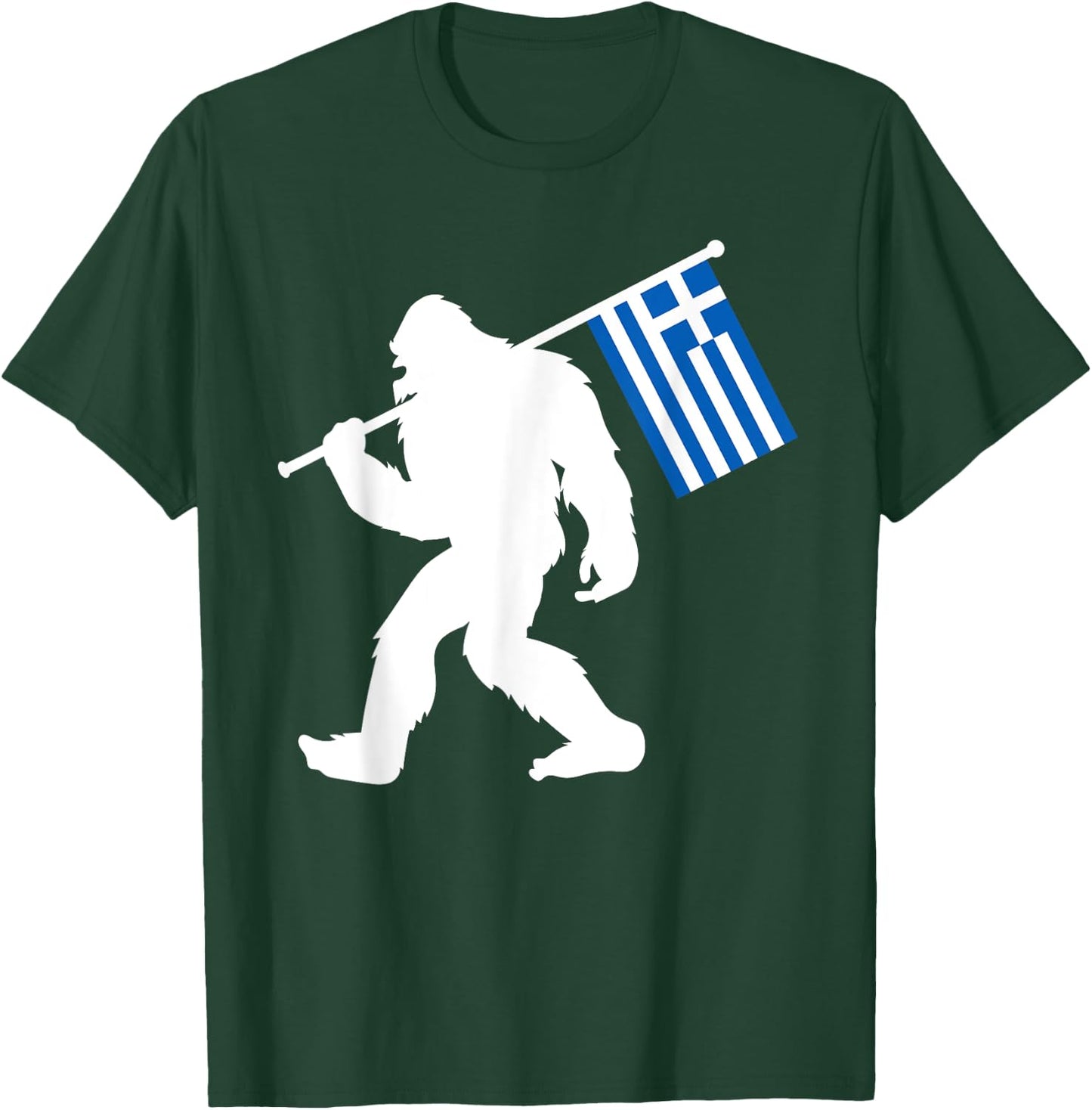Greece Bigfoot T-Shirt - T-Shirt | Forest