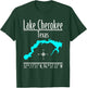 Modern Lake Cherokee, Texas T-Shirt - T-Shirt | Forest