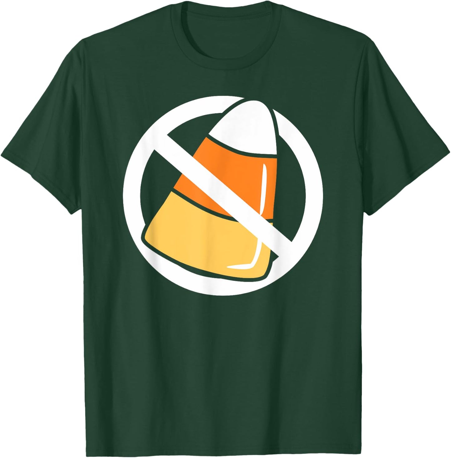 I Hate Don't Like Candy Corn Funny Halloween T-Shirt - T-Shirt | Forest