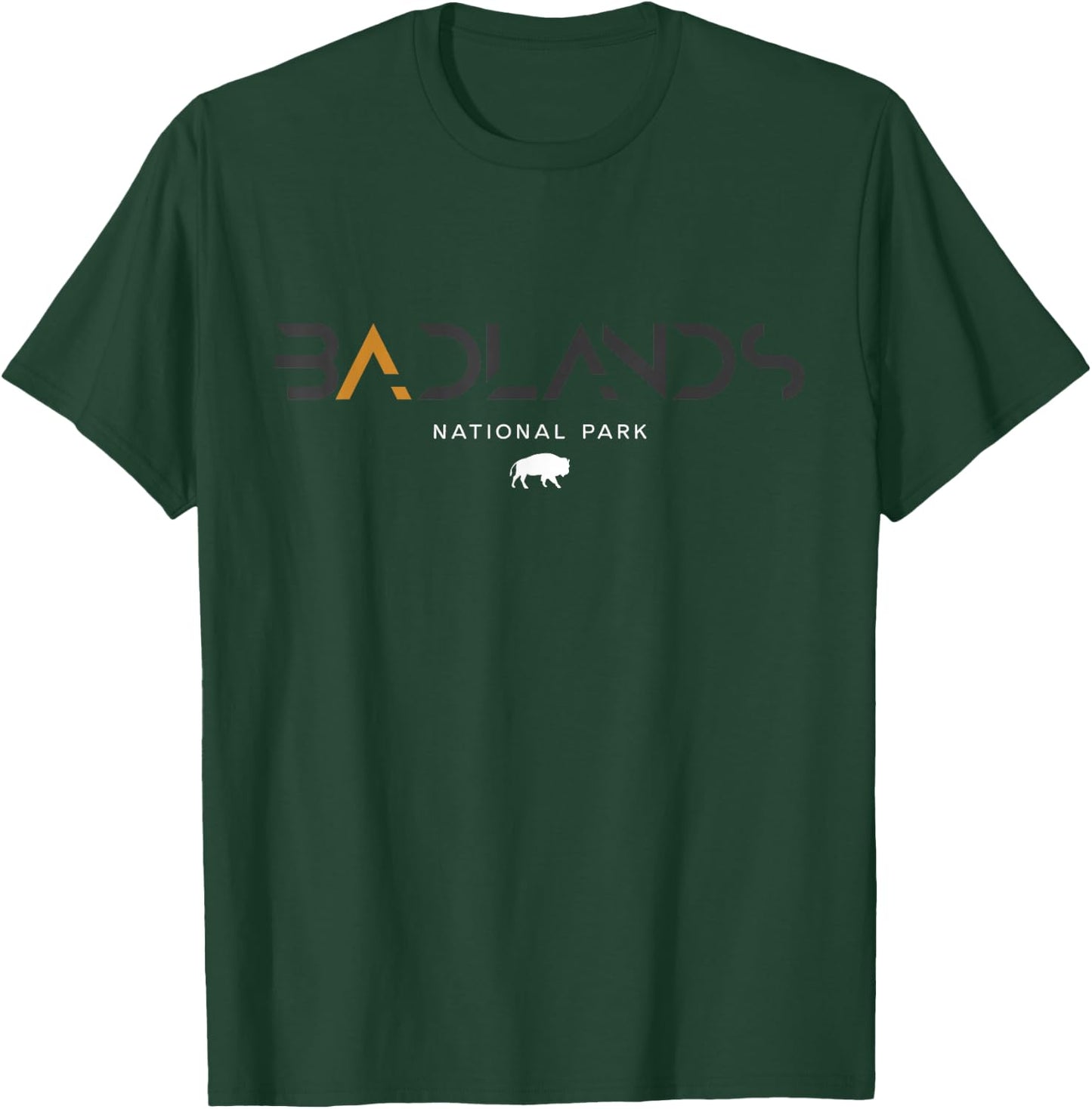 Badlands National Park South Dakota Tonal Retro Vintage T-Shirt - T-Shirt | Forest