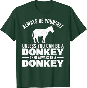 Cool Donkey Women Zoo Mule Horse Farm Animal Lover T-Shirt - T-Shirt | Forest