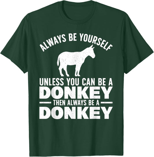 Cool Donkey Women Zoo Mule Horse Farm Animal Lover T-Shirt - T-Shirt | Forest