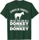 Cool Donkey Women Zoo Mule Horse Farm Animal Lover T-Shirt - T-Shirt | Forest