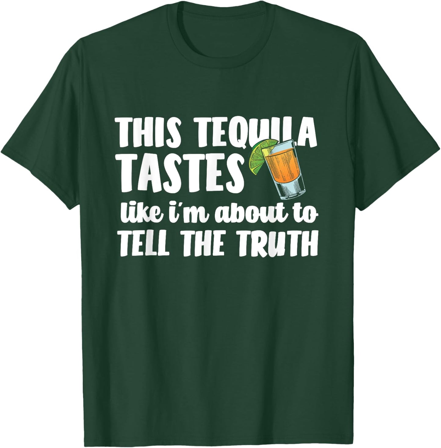 Mis Amigos Funny Salt Lime & Tacos Tequila T-Shirt - T-Shirt | Forest
