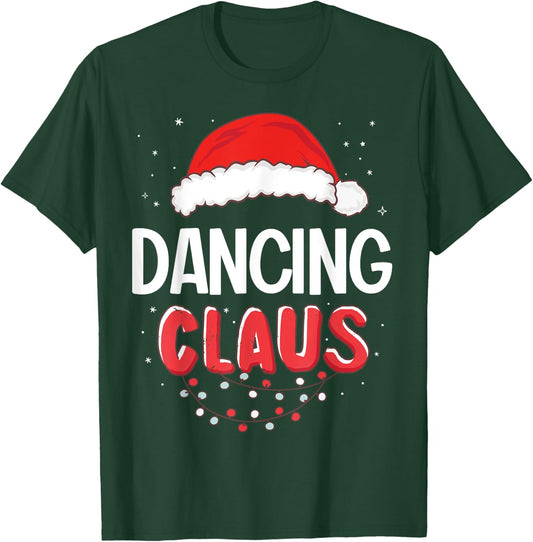 Dancing Santa Claus Christmas Matching Costume T-Shirt - T-Shirt | Forest