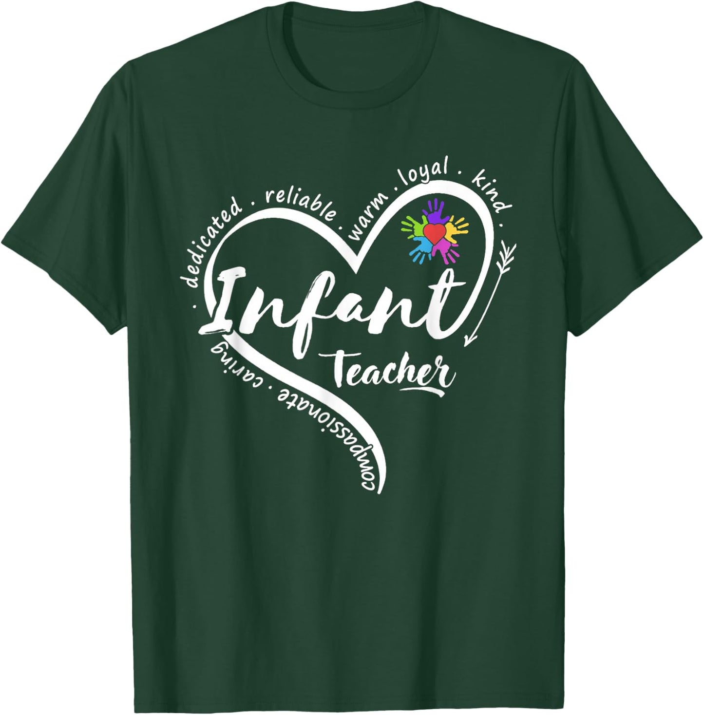 Infant Teacher Back to School Infant Daycare Teacher T-Shirt - T-Shirt | Forest