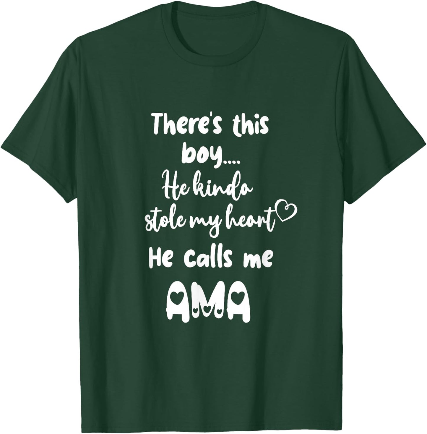 This Boy Calls Me Ama Special Grandmother Grandma T-Shirt - T-Shirt | Forest