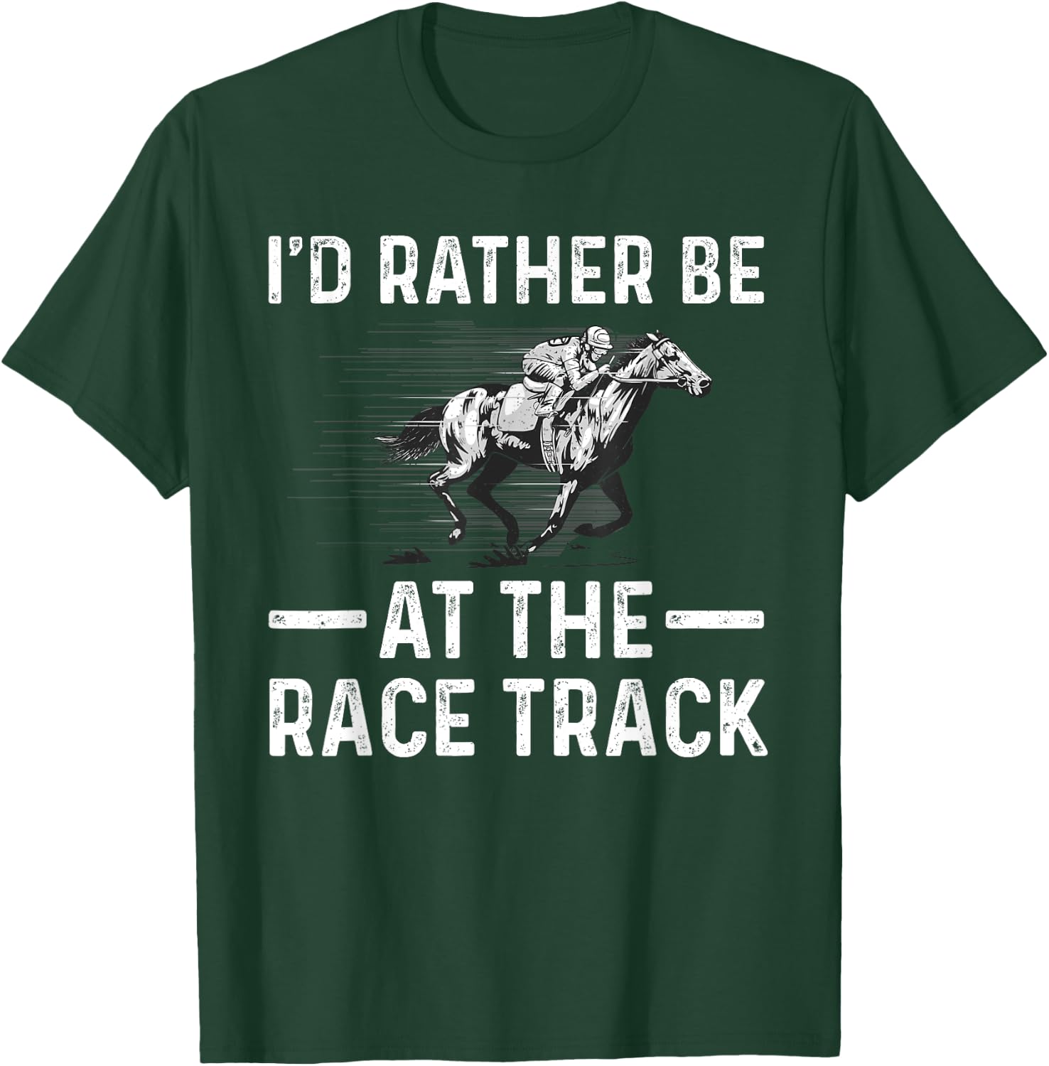 Cool Horse Racing Women Race Jockey Derby Equestrian T-Shirt - T-Shirt | Forest