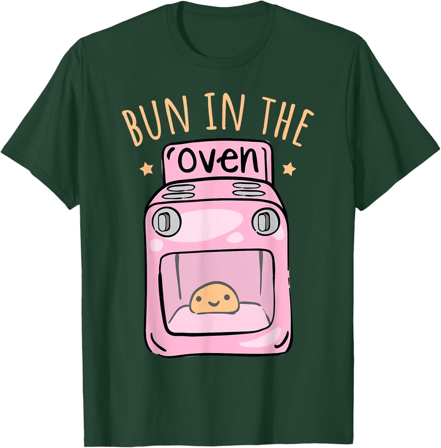 Bun In The Oven - Baby Announcement T-Shirt - T-Shirt | Forest