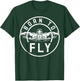 Born To Fly Butterfly Stroke Swimming Swim Team Swimmer T-Shirt - T-Shirt | Forest