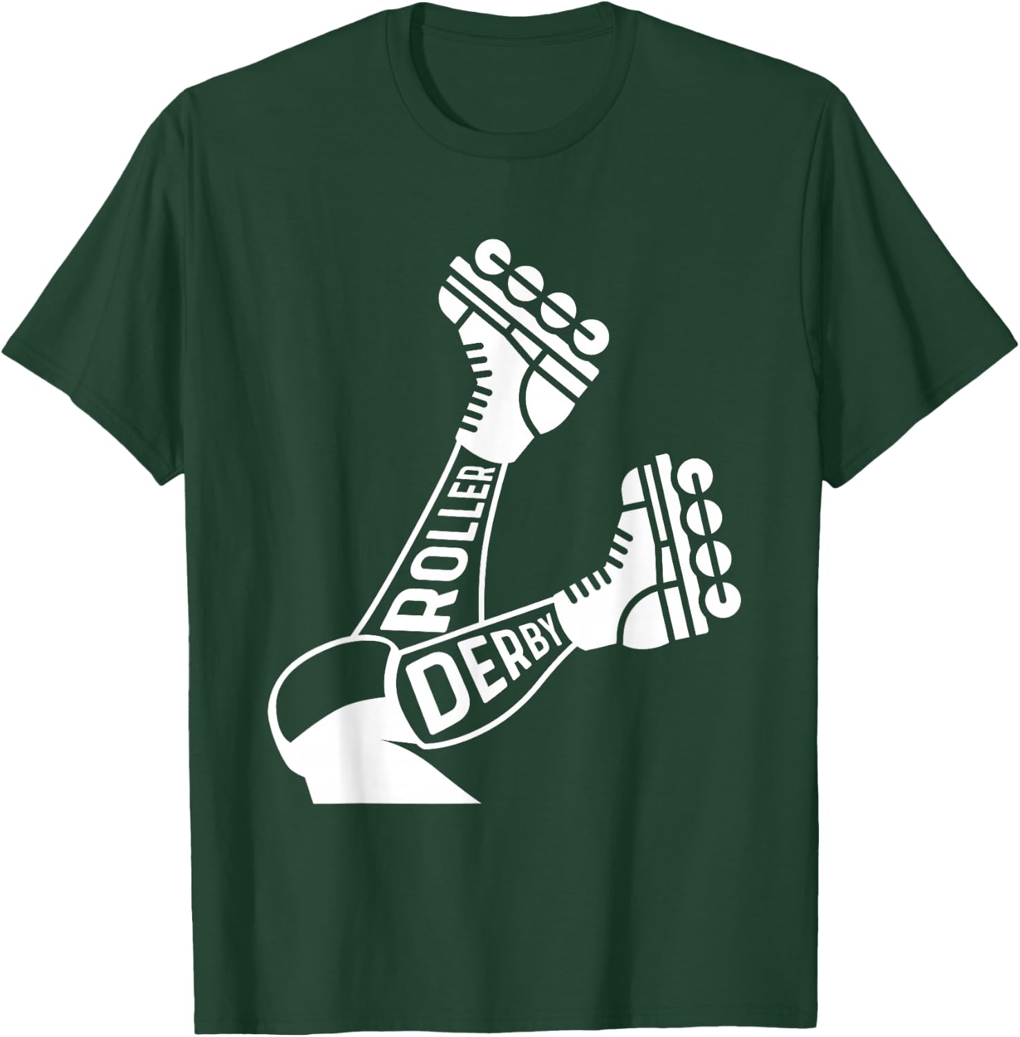Roller Derby Skater T-Shirt - T-Shirt | Forest