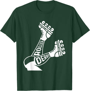 Roller Derby Skater T-Shirt - T-Shirt | Forest
