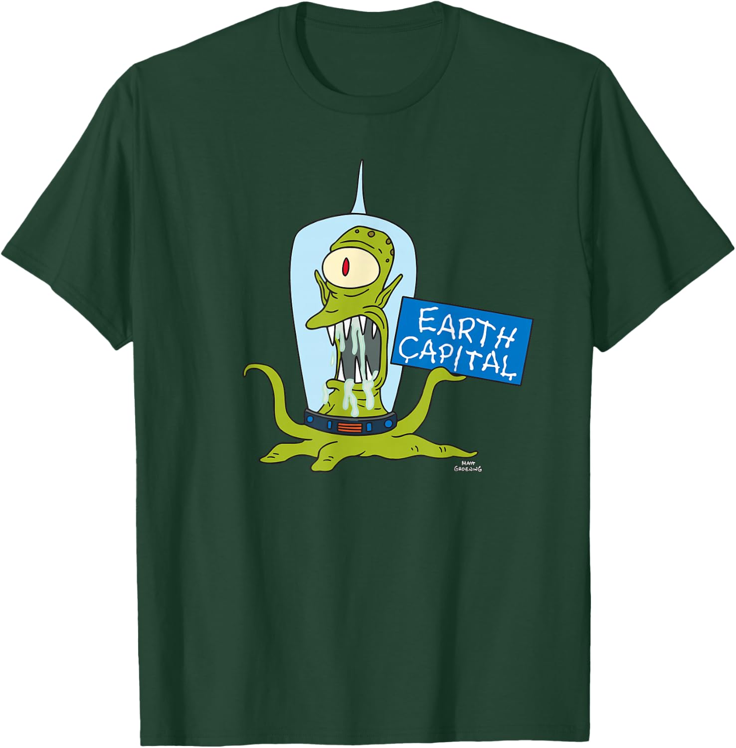 The Simpsons Kang and Kodos Earth Capital T-Shirt - T-Shirt | Forest
