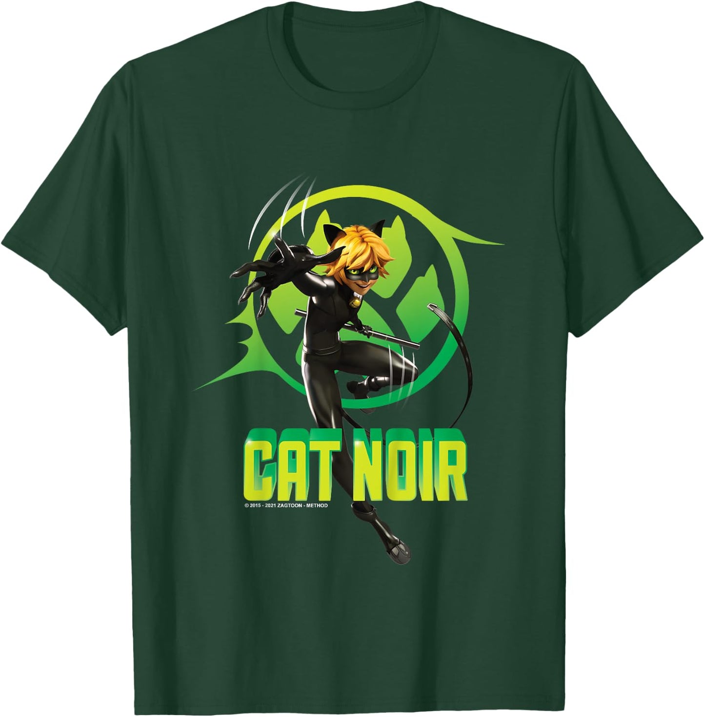 Miraculous Lady Bug - Cat Noir T-Shirt - T-Shirt | Forest