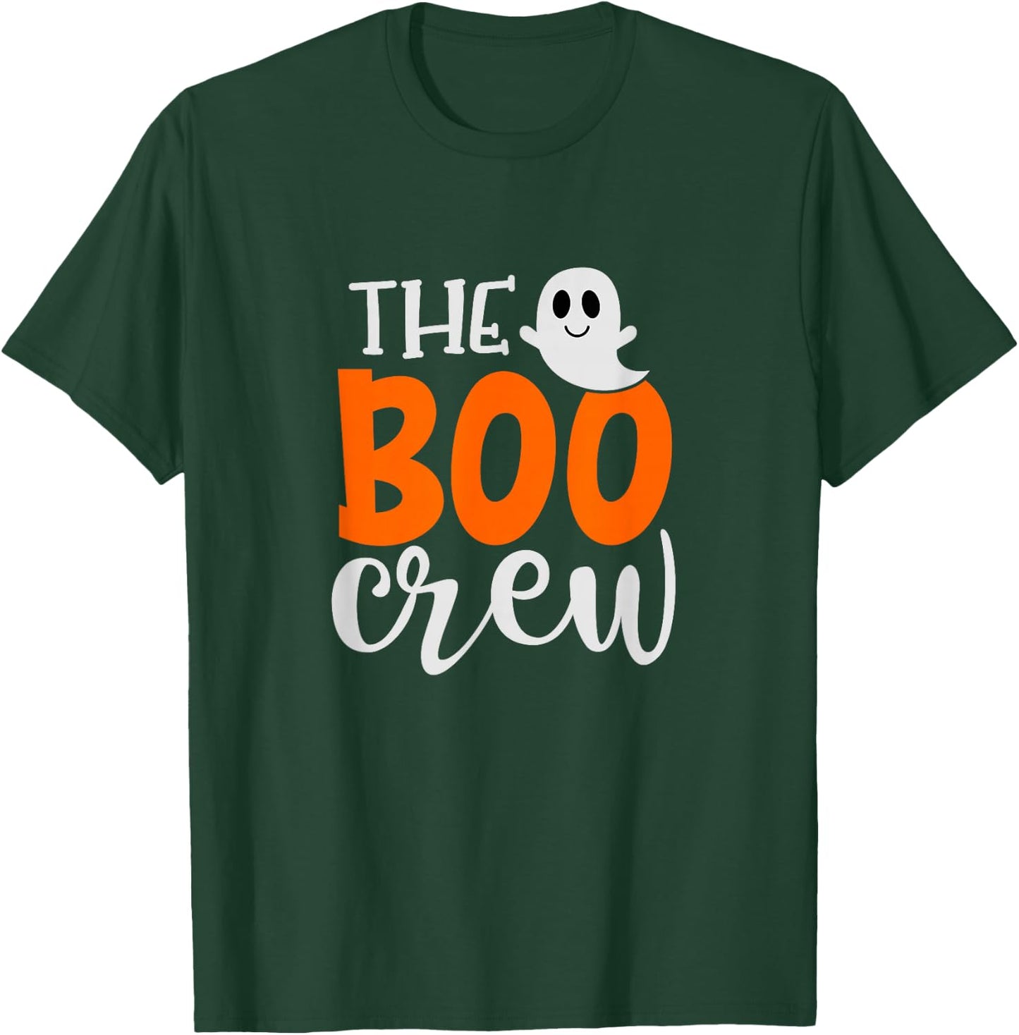 The Boo Crew, Halloween Ghost Costume, Halloween Fun Gift T-Shirt - T-Shirt | Forest