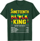 Juneteenth Black King African American Men Boys Kids Youth T-Shirt - T-Shirt | Forest