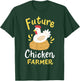 Future Chicken Farmer Rancher Farming T-Shirt - T-Shirt | Forest