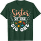 Sister Of The Big One Fishing Birthday Party Bday T-Shirt - T-Shirt | Forest
