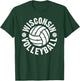 Wisconsin Volleyball Classic Style Vintage Distressed T-Shirt - T-Shirt | Forest