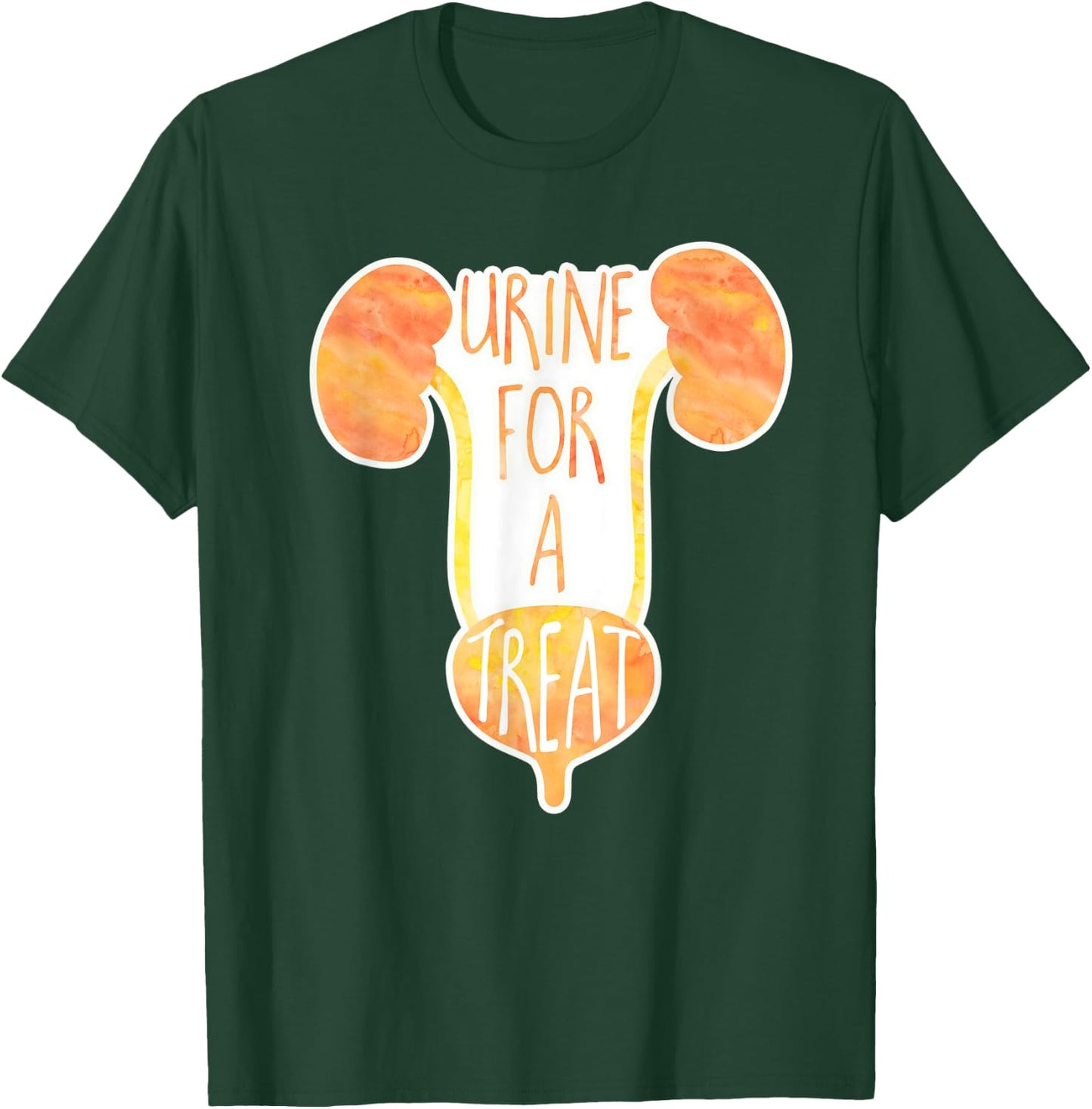 Funny medical pun - Urine for a treat! - urology gifts funny T-Shirt - T-Shirt | Forest