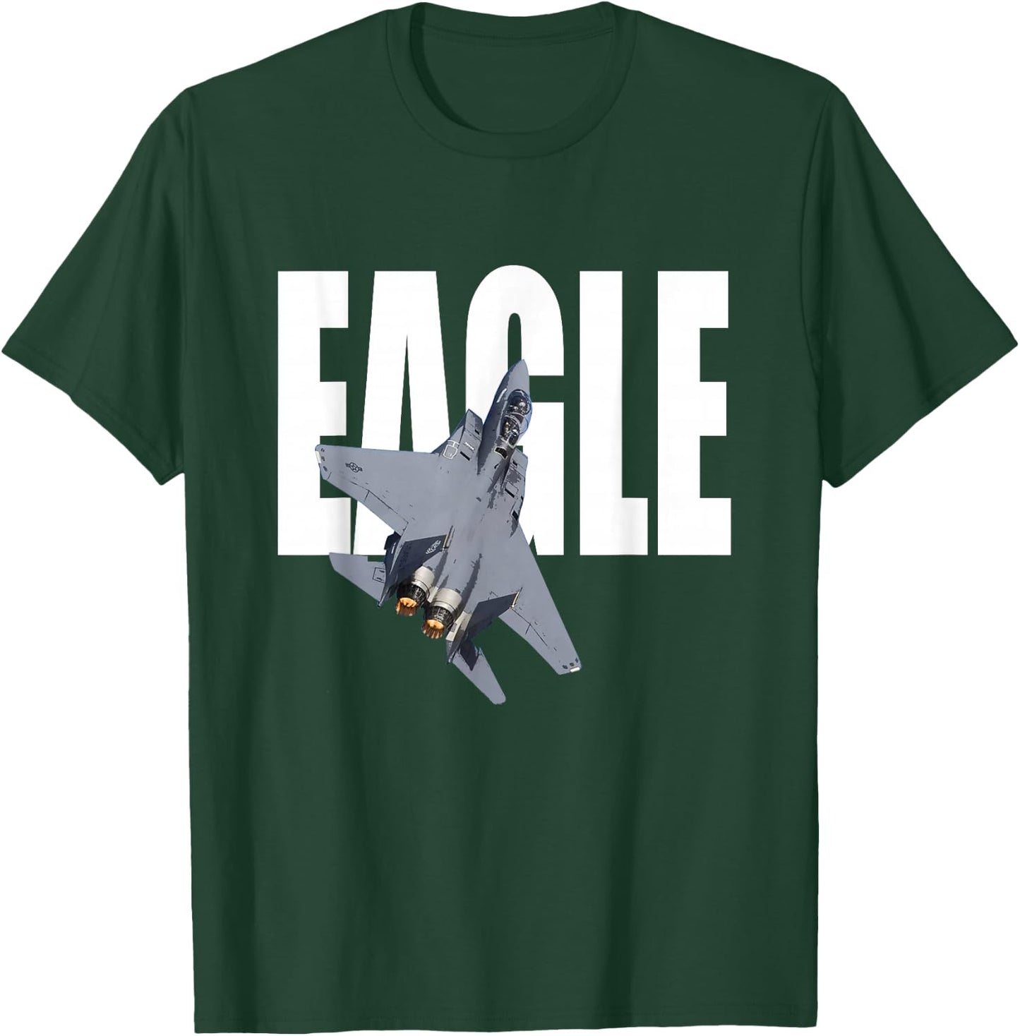 F-15 Eagle F15 Fighter Plane T-Shirt - T-Shirt | Forest