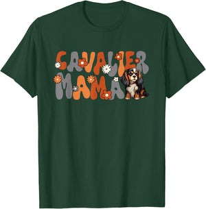 Cavalier King Charles Spaniel Groovy World's Best Cavalier T-Shirt - T-Shirt | Forest