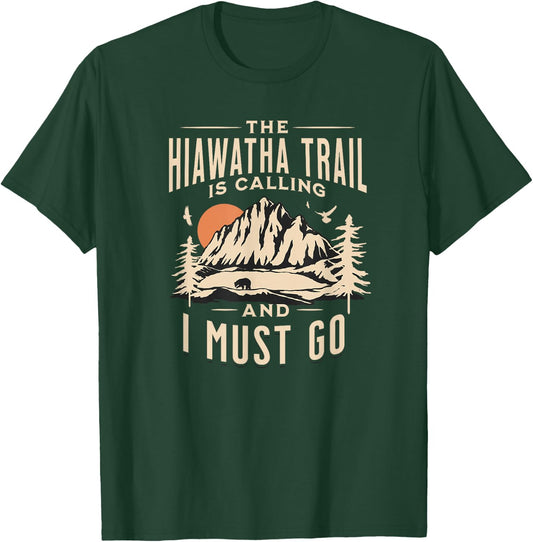 Hiawatha Trail Idaho Montana T-Shirt - T-Shirt | Forest