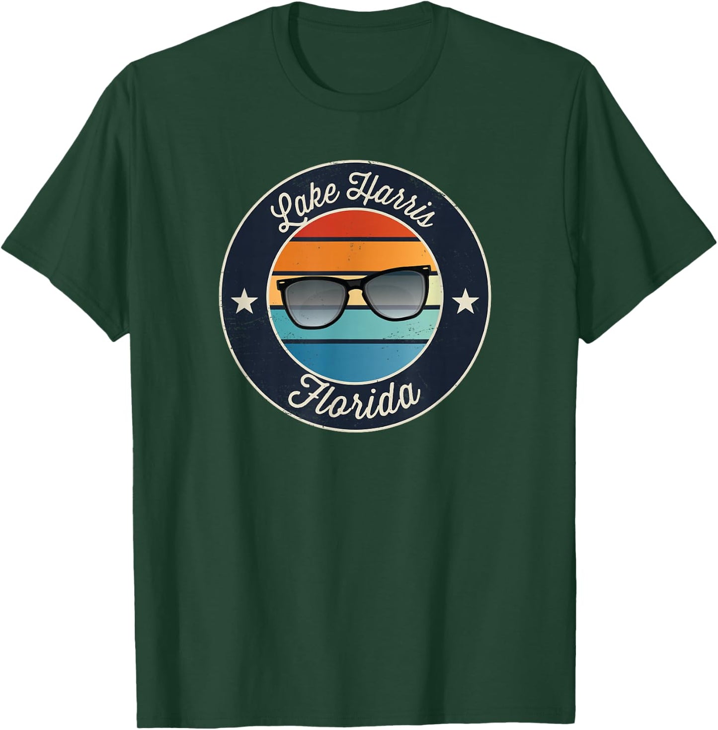 Lake Harris - Florida Souvenir T-Shirt - T-Shirt | Forest