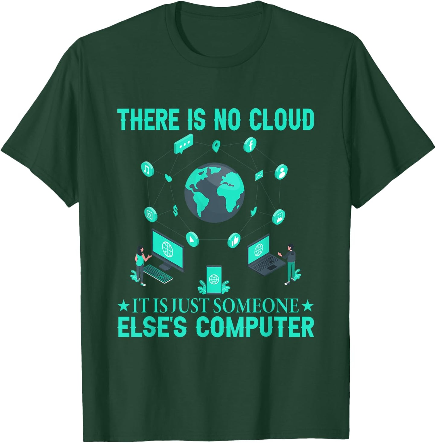 Network Technician Funny Sayings for VLAN T-Shirt - T-Shirt | Forest