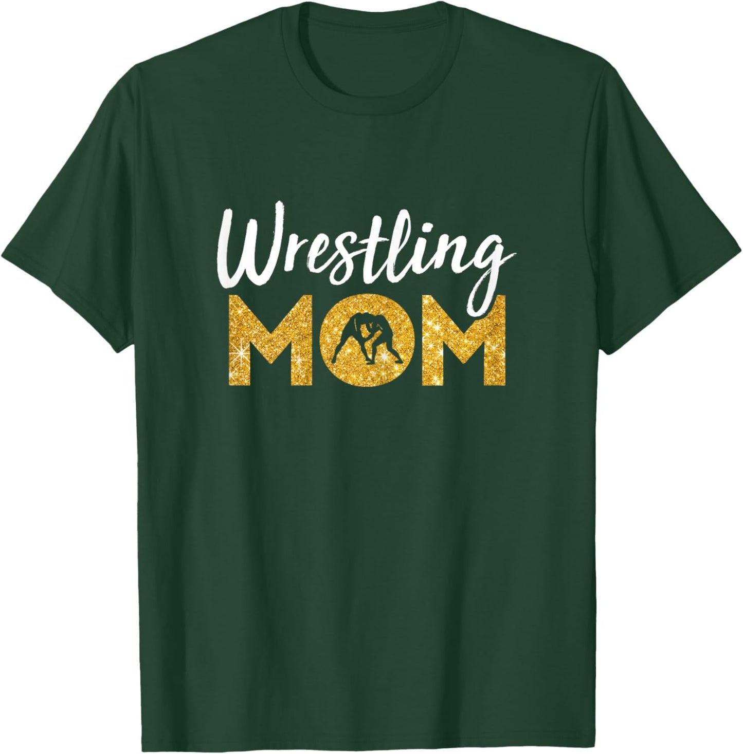 Wrestling Mom Presents Funny Wrestler Mom T-Shirt - T-Shirt | Forest