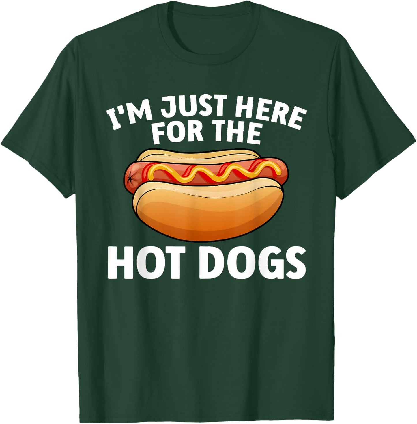 Funny Hotdog Women Kids Food Hot Dog Lovers Foodie T-Shirt - T-Shirt | Forest