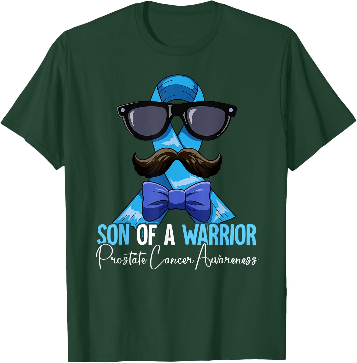 Son Of A Warrior Prostate Cancer Awareness T-Shirt - T-Shirt | Forest