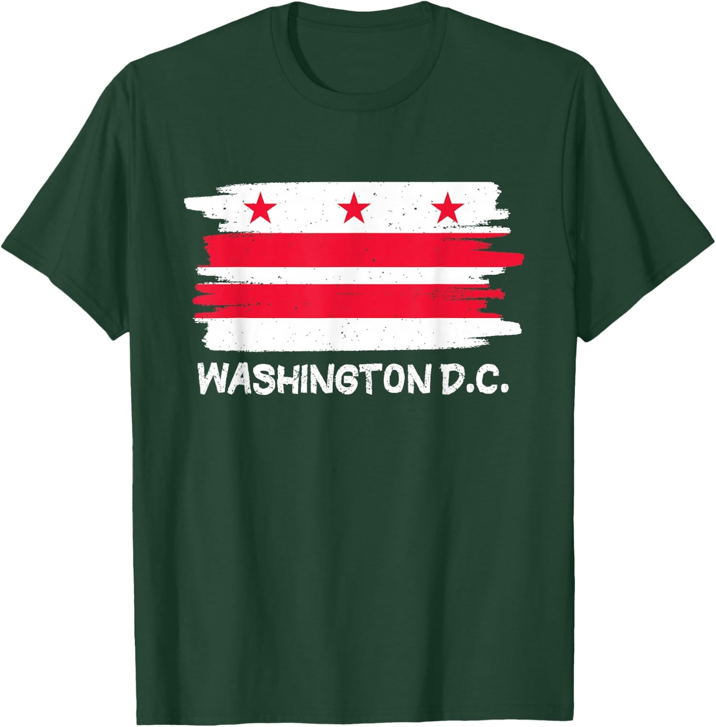 Cool Washington D.C. Flag T-Shirt - T-Shirt | Forest