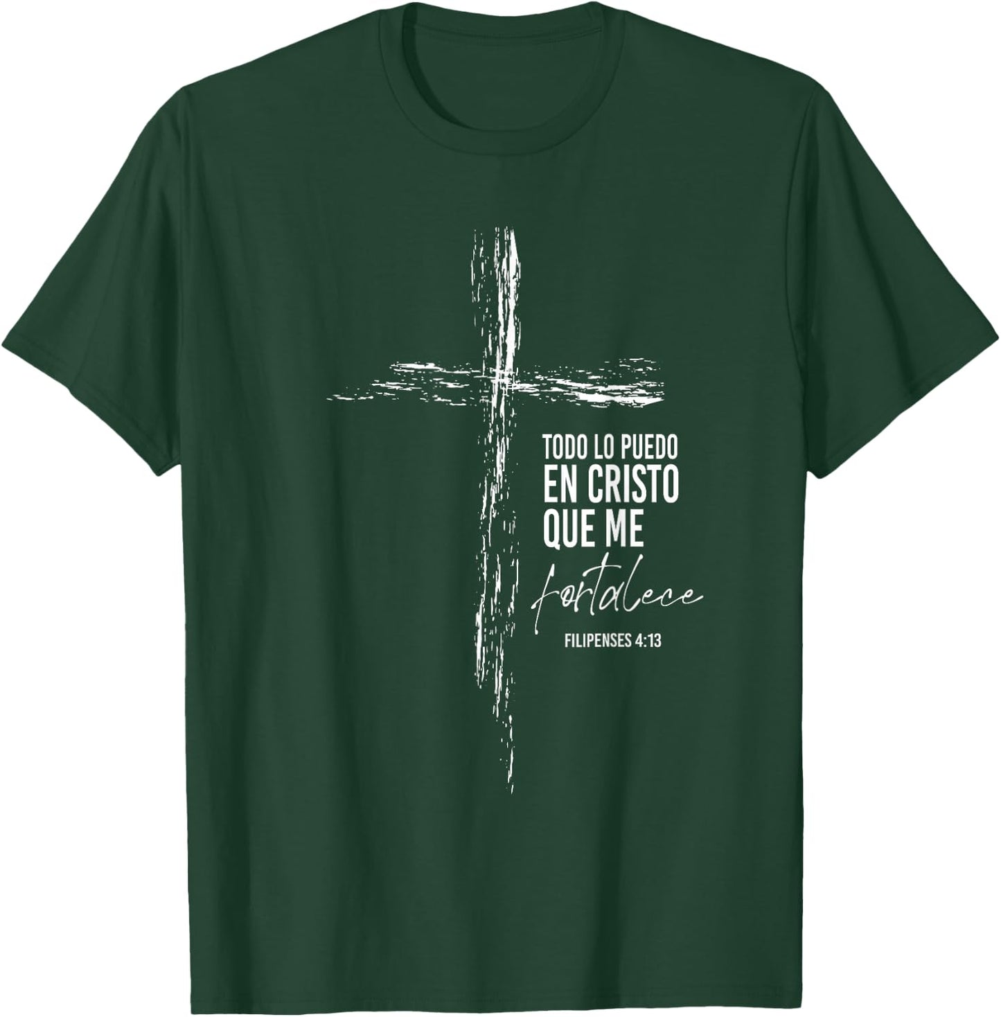 Regalos Cristianos Versos Filipenses 4 13 Christian Spanish T-Shirt - T-Shirt | Forest