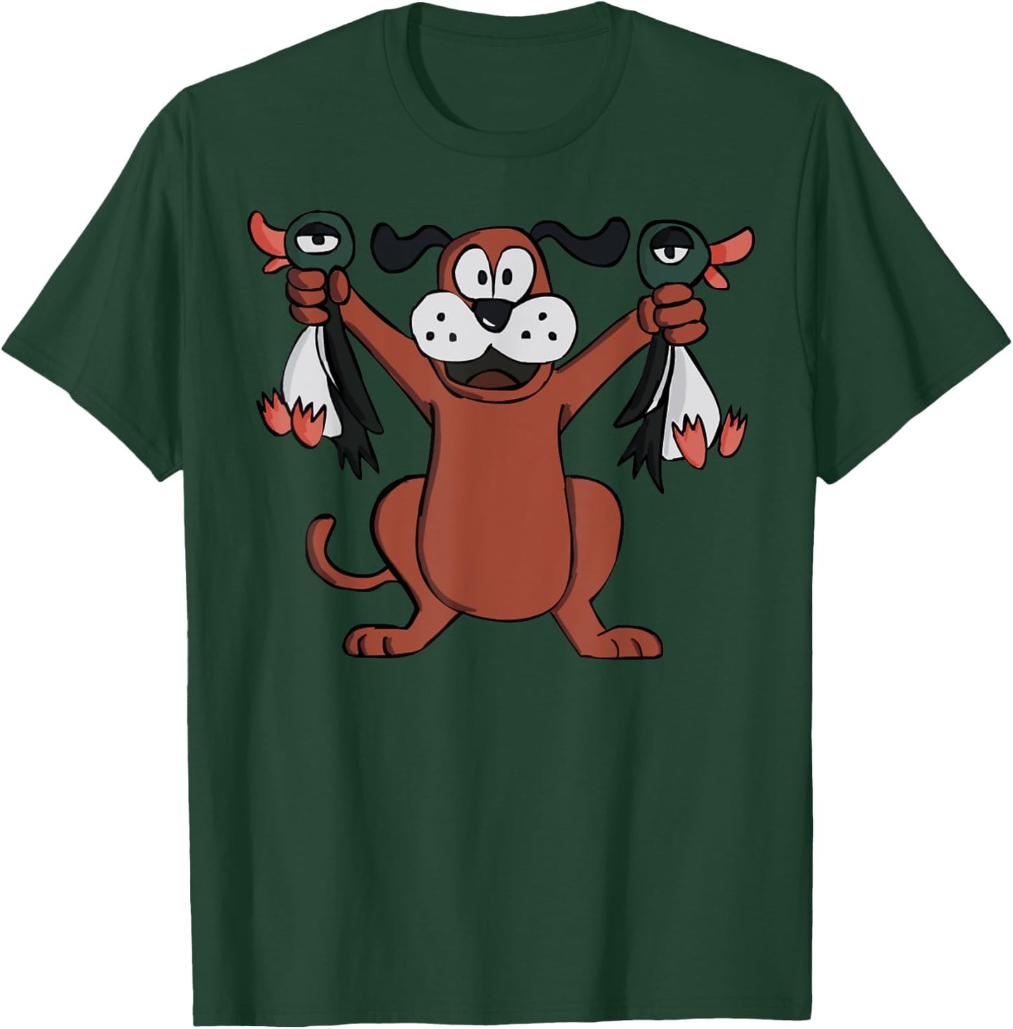 Classic Duck Hunting Video Game Designed Clothing for Gamer T-Shirt - T-Shirt | Forest