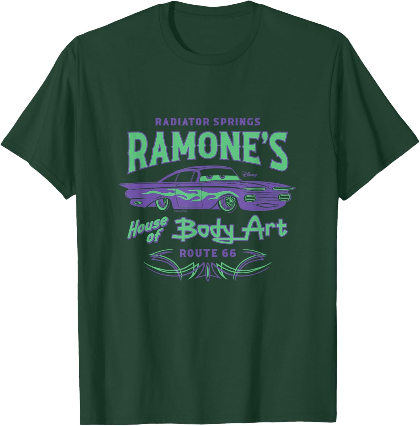 Cars - Ramone Body Art T-Shirt - T-Shirt | Forest