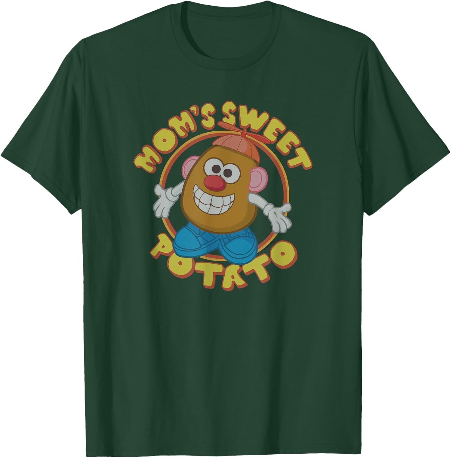 Mr. Potato Head Mom's Sweet Potato Cute Vintage Portrait T-Shirt - T-Shirt | Forest