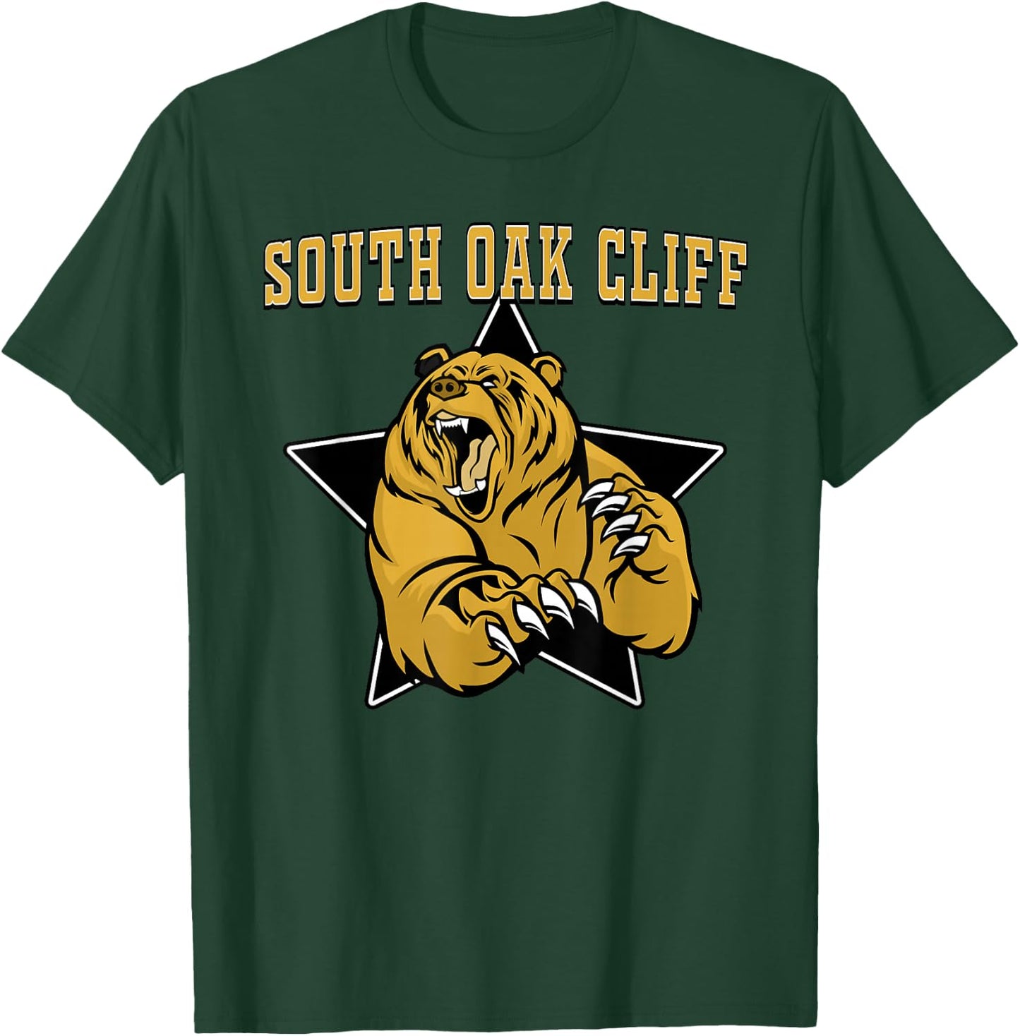 South Oak Cliff Bears High School Team Spirit T-Shirt - T-Shirt | Forest